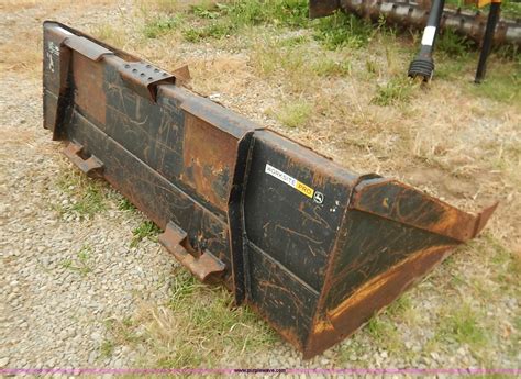 john deere 72 skid steer bucket|1 yard skid steer bucket.